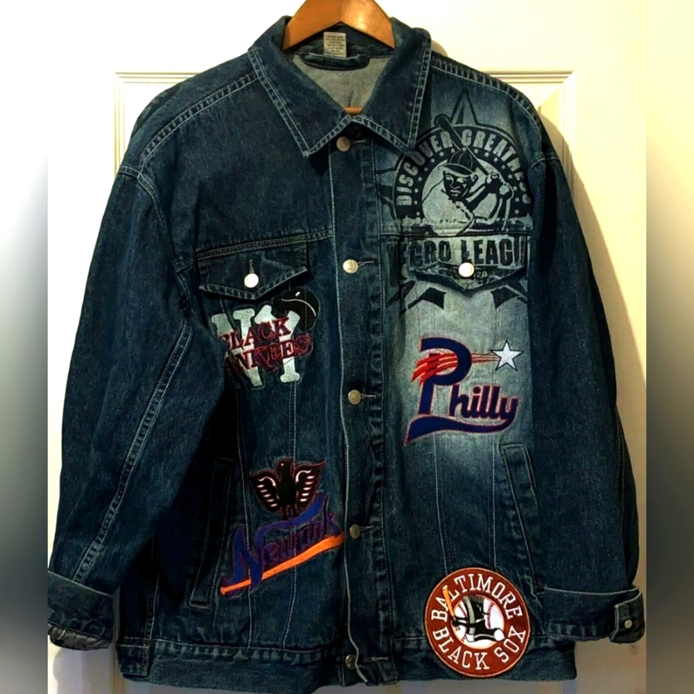 New with tags Negro League Jeans Jacket sz XXL